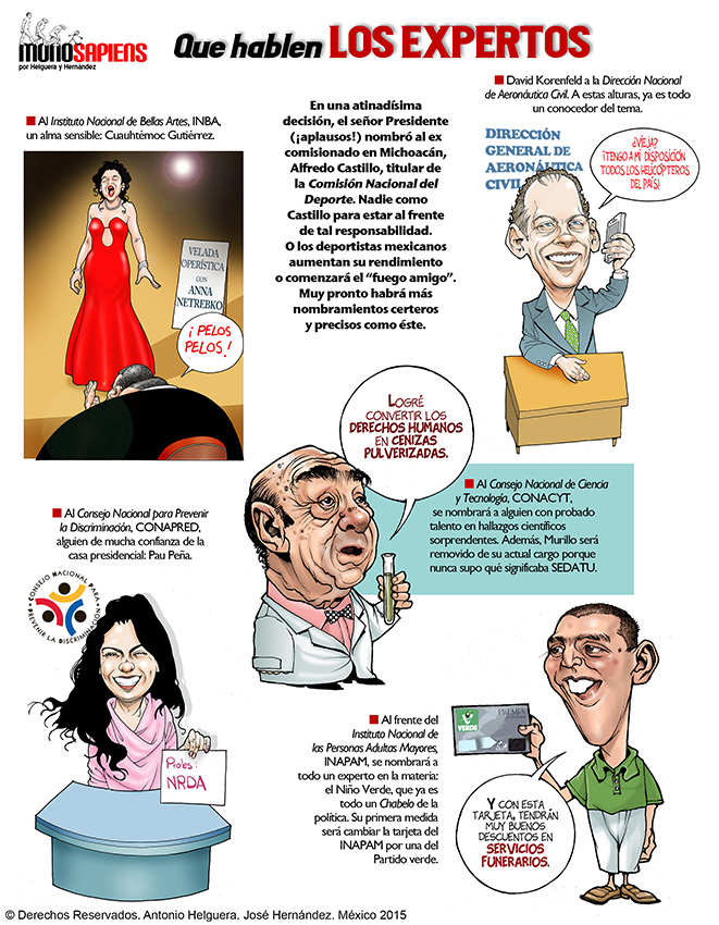 Que hablen LOS EXPERTOS. Domingo 26 de abril de 2015